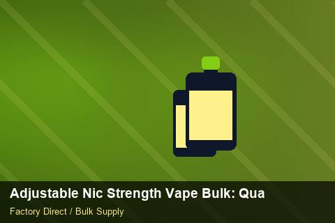 Adjustable Nic Strength Vape Bulk — Adjustable Nic Strength Vape Bulk: Quality Control Process — Replacement Policy photo 2