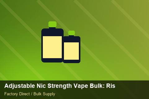 Adjustable Nic Strength Vape Bulk — Adjustable Nic Strength Vape Bulk: Risk Management — Replacement Policy photo 2