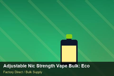Adjustable Nic Strength Vape Bulk — Adjustable Nic Strength Vape Bulk: Eco-Friendly Materials — Replacement Policy photo 1