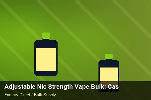 Adjustable Nic Strength Vape Bulk — Adjustable Nic Strength Vape Bulk: Case Studies — Replacement Policy photo 2