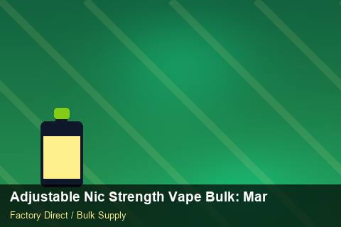 Adjustable Nic Strength Vape Bulk — Adjustable Nic Strength Vape Bulk: Margin Calculator — Replacement Policy photo 1