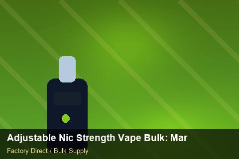 Adjustable Nic Strength Vape Bulk — Adjustable Nic Strength Vape Bulk: Margin Calculator — Replacement Policy photo 2