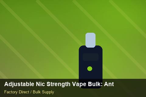 Adjustable Nic Strength Vape Bulk — Adjustable Nic Strength Vape Bulk: Anti-Counterfeit Measures — Replacement Policy photo 1