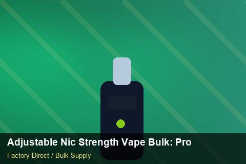 Adjustable Nic Strength Vape Bulk — Adjustable Nic Strength Vape Bulk: Product Launch Playbook — Replacement Policy photo 1