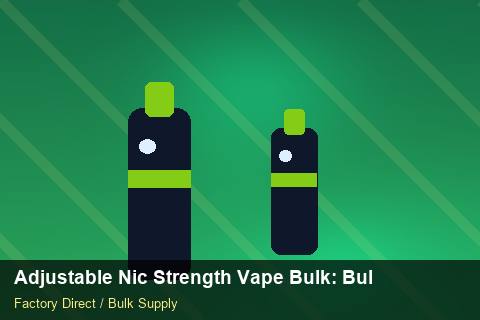 Adjustable Nic Strength Vape Bulk — Adjustable Nic Strength Vape Bulk: Bulk Supplier Guide — Seasonal Demand photo 1