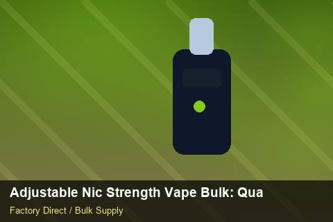 Adjustable Nic Strength Vape Bulk — Adjustable Nic Strength Vape Bulk: Quality Inspection Checklist — Seasonal Demand photo 1