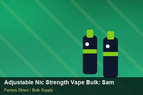 Adjustable Nic Strength Vape Bulk — Adjustable Nic Strength Vape Bulk: Sample Policy — Seasonal Demand photo 1