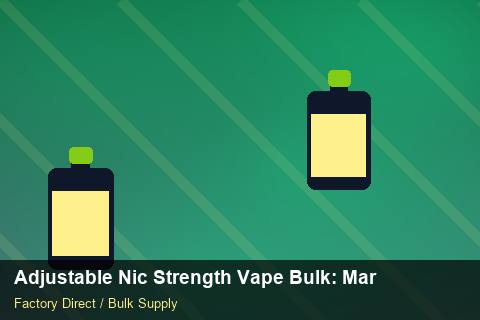 Adjustable Nic Strength Vape Bulk — Adjustable Nic Strength Vape Bulk: Market Trends 2026 — Seasonal Demand photo 1
