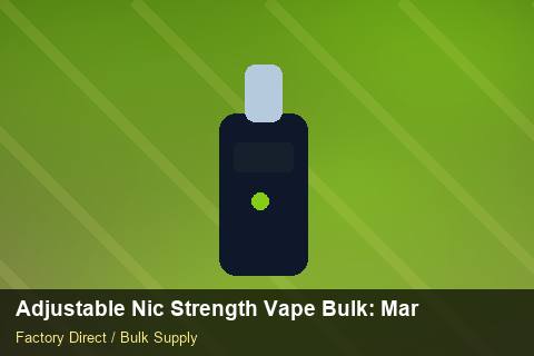 Adjustable Nic Strength Vape Bulk — Adjustable Nic Strength Vape Bulk: Market Trends 2026 — Seasonal Demand photo 2