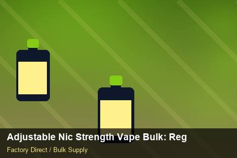 Adjustable Nic Strength Vape Bulk — Adjustable Nic Strength Vape Bulk: Regulatory Update — Seasonal Demand photo 1