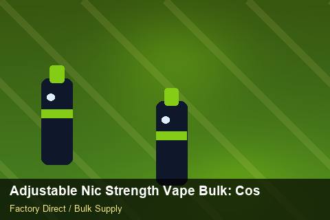 Adjustable Nic Strength Vape Bulk — Adjustable Nic Strength Vape Bulk: Cost Breakdown — Seasonal Demand photo 2