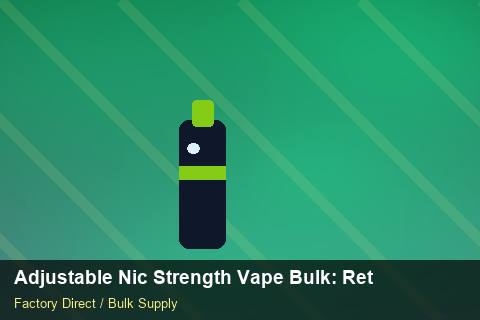 Adjustable Nic Strength Vape Bulk — Adjustable Nic Strength Vape Bulk: Returns & Warranty — Seasonal Demand photo 1