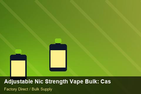 Adjustable Nic Strength Vape Bulk — Adjustable Nic Strength Vape Bulk: Case Studies — Seasonal Demand photo 2