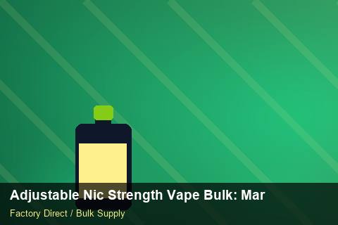 Adjustable Nic Strength Vape Bulk — Adjustable Nic Strength Vape Bulk: Margin Calculator — Seasonal Demand photo 1