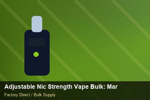 Adjustable Nic Strength Vape Bulk — Adjustable Nic Strength Vape Bulk: Margin Calculator — Seasonal Demand photo 2