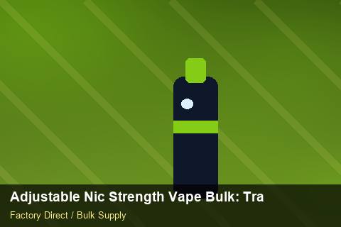 Adjustable Nic Strength Vape Bulk — Adjustable Nic Strength Vape Bulk: Trade Terms — Seasonal Demand photo 2