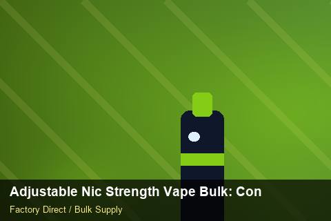 Adjustable Nic Strength Vape Bulk — Adjustable Nic Strength Vape Bulk: Contract Essentials — Seasonal Demand photo 1