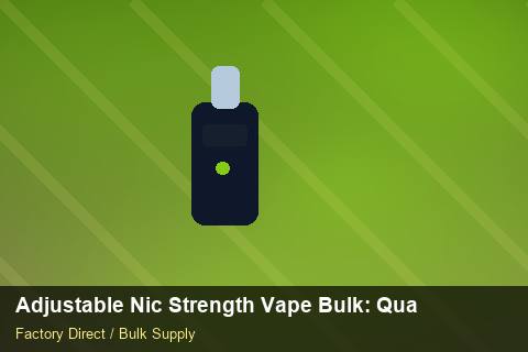 Adjustable Nic Strength Vape Bulk — Adjustable Nic Strength Vape Bulk: Quality Inspection Checklist — Holiday Bundles photo 1