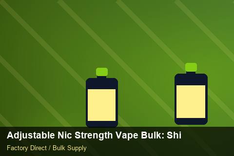 Adjustable Nic Strength Vape Bulk — Adjustable Nic Strength Vape Bulk: Shipping & Logistics — Holiday Bundles photo 2