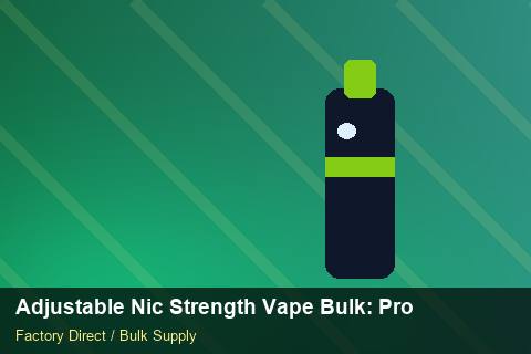 Adjustable Nic Strength Vape Bulk — Adjustable Nic Strength Vape Bulk: Procurement Strategy — Holiday Bundles photo 2