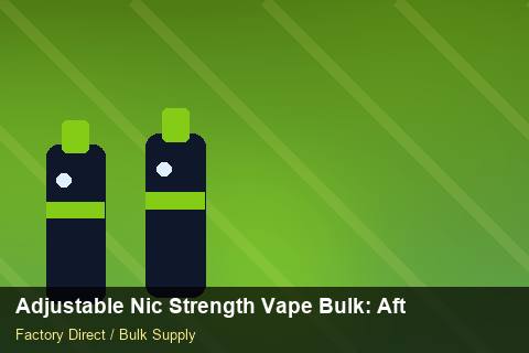 Adjustable Nic Strength Vape Bulk — Adjustable Nic Strength Vape Bulk: After-Sales Support — Holiday Bundles photo 1