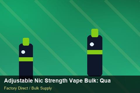 Adjustable Nic Strength Vape Bulk — Adjustable Nic Strength Vape Bulk: Quality Control Process — Holiday Bundles photo 1