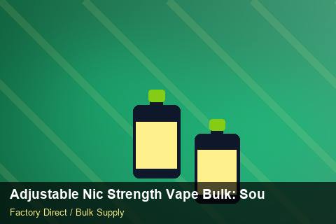 Adjustable Nic Strength Vape Bulk — Adjustable Nic Strength Vape Bulk: Sourcing Workflow — Holiday Bundles photo 2