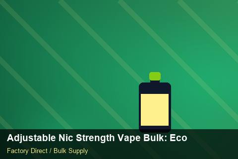 Adjustable Nic Strength Vape Bulk — Adjustable Nic Strength Vape Bulk: Eco-Friendly Materials — Holiday Bundles photo 1