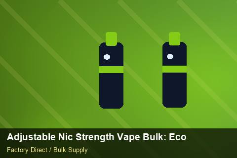 Adjustable Nic Strength Vape Bulk — Adjustable Nic Strength Vape Bulk: Eco-Friendly Materials — Holiday Bundles photo 2