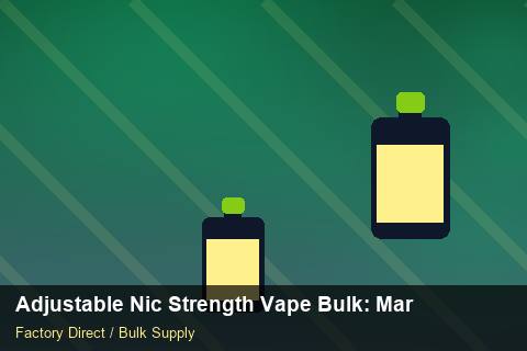 Adjustable Nic Strength Vape Bulk — Adjustable Nic Strength Vape Bulk: Margin Calculator — Holiday Bundles photo 1