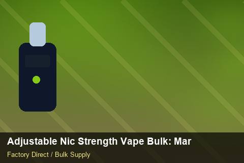 Adjustable Nic Strength Vape Bulk — Adjustable Nic Strength Vape Bulk: Margin Calculator — Holiday Bundles photo 2