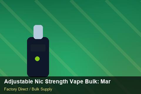 Adjustable Nic Strength Vape Bulk — Adjustable Nic Strength Vape Bulk: Market Comparison — Holiday Bundles photo 1