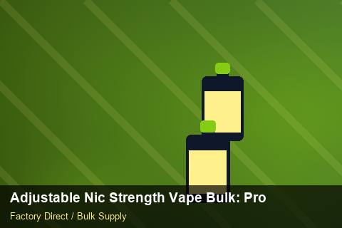 Adjustable Nic Strength Vape Bulk — Adjustable Nic Strength Vape Bulk: Procurement Checklist — Holiday Bundles photo 1
