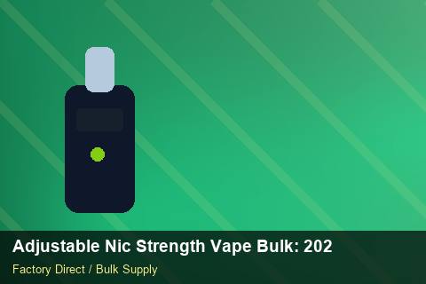 Adjustable Nic Strength Vape Bulk — Adjustable Nic Strength Vape Bulk: 2026 Buyer's Handbook — Summer Range photo 2