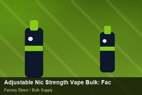 Adjustable Nic Strength Vape Bulk — Adjustable Nic Strength Vape Bulk: Factory Direct Quote — Summer Range photo 2
