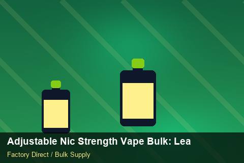 Adjustable Nic Strength Vape Bulk — Adjustable Nic Strength Vape Bulk: Lead Time & MOQ — Summer Range photo 1
