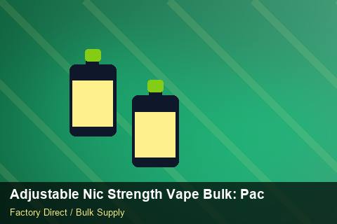 Adjustable Nic Strength Vape Bulk — Adjustable Nic Strength Vape Bulk: Packaging Standards — Summer Range photo 1