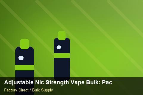 Adjustable Nic Strength Vape Bulk — Adjustable Nic Strength Vape Bulk: Packaging Standards — Summer Range photo 2