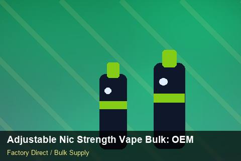 Adjustable Nic Strength Vape Bulk — Adjustable Nic Strength Vape Bulk: OEM & ODM Service — Summer Range photo 2