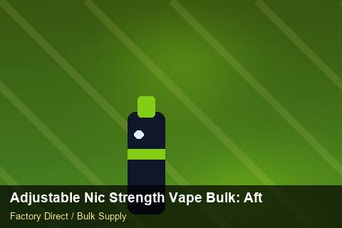 Adjustable Nic Strength Vape Bulk — Adjustable Nic Strength Vape Bulk: After-Sales Support — Summer Range photo 1