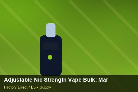 Adjustable Nic Strength Vape Bulk — Adjustable Nic Strength Vape Bulk: Market Trends 2026 — Summer Range photo 2