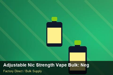 Adjustable Nic Strength Vape Bulk — Adjustable Nic Strength Vape Bulk: Negotiation Tips — Summer Range photo 2