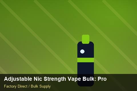 Adjustable Nic Strength Vape Bulk — Adjustable Nic Strength Vape Bulk: Production Capacity — Summer Range photo 2