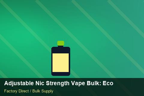 Adjustable Nic Strength Vape Bulk — Adjustable Nic Strength Vape Bulk: Eco-Friendly Materials — Summer Range photo 1