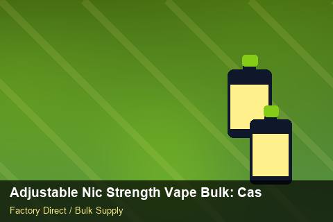 Adjustable Nic Strength Vape Bulk — Adjustable Nic Strength Vape Bulk: Case Studies — Summer Range photo 2
