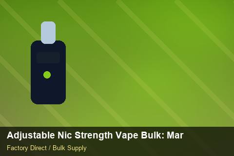 Adjustable Nic Strength Vape Bulk — Adjustable Nic Strength Vape Bulk: Margin Calculator — Summer Range photo 2