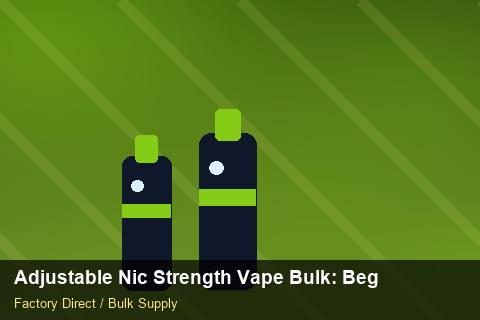 Adjustable Nic Strength Vape Bulk — Adjustable Nic Strength Vape Bulk: Beginner's Guide — Summer Range photo 1