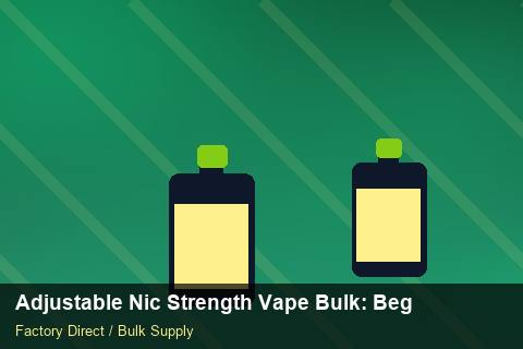 Adjustable Nic Strength Vape Bulk — Adjustable Nic Strength Vape Bulk: Beginner's Guide — Summer Range photo 2