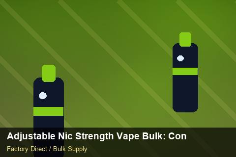 Adjustable Nic Strength Vape Bulk — Adjustable Nic Strength Vape Bulk: Contract Essentials — Summer Range photo 1