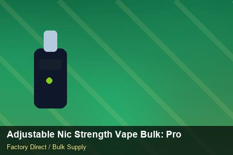 Adjustable Nic Strength Vape Bulk — Adjustable Nic Strength Vape Bulk: Product Launch Playbook — Summer Range photo 1